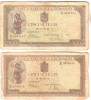 SV * Romania 4 x 500 LEI 1940 - 1941 (FIL. ORIZONTAL + VERTICAL) - 1942 * WWII