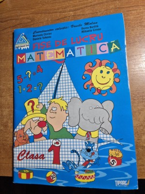 fise de lucru - matematica - pentru clasa 1-a - din anul 2008 foto