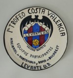 Trofeu Rapid Bucuresti Valencia 1972 Obiect de colectie Doar predare personala