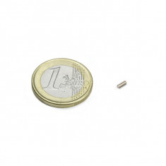 Magnet neodim cilindru Ø1&#215;3 mm, putere 60 g, N42