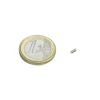 Magnet neodim cilindru &amp;Oslash;1&amp;amp;#215;3 mm, putere 60 g, N42 foto