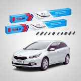 Cumpara ieftin Ștergătoare Kia Ceed II SW JD 2012-prezent | Set Față Flat Premium &ndash; TeamCar&reg;