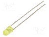Dioda LED, 3mm, galbena, 220mcd, 20mA, 1,8...2,4V, OPTOSUPPLY - OSY5LW3133A