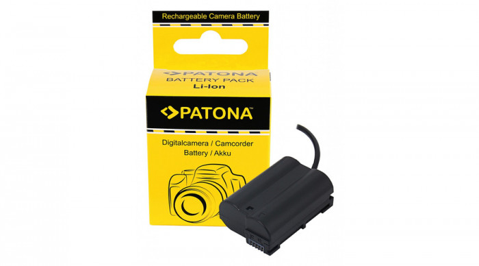 Nikon Z5 Z6 Z7 D500 D500 D800 D800 D850 D7000 D7100 D7200 VFB12802 Adaptor de intrare pentru baterie EN-EL15C - Patona