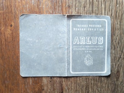 Carnet de membru ARLUS an 1950 / CD1P foto