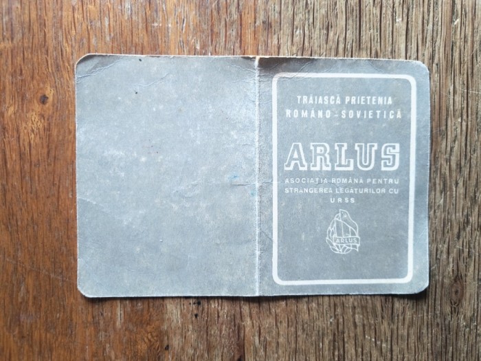 Carnet de membru ARLUS an 1950 / CD1P