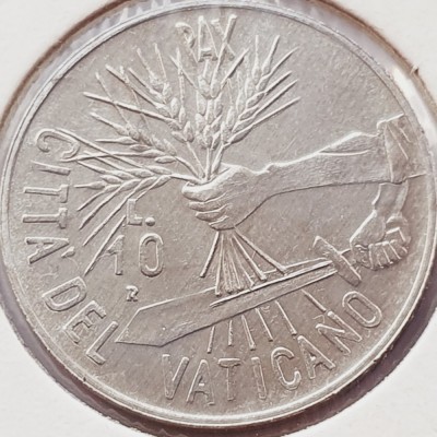 3160 Vatican 10 Lire 1984 Ioannes Paulus II (Harvest) km 177 foto