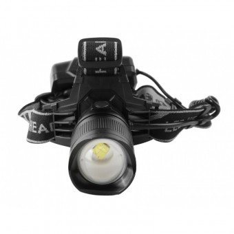 Lanterna de cap Strend Pro Headlight H4019, XHP70 2000 lm, 3x2000mAh, IP43, USB, Zoom foto