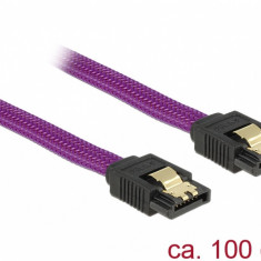 Cablu SATA III 6 Gb/s 100cm drept Premium, Delock 83692