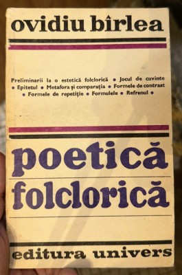 Ovidiu Birlea - Poetica folclorica foto
