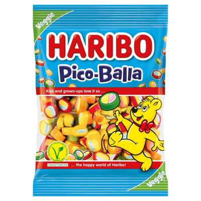 Haribo Picco Balla Jeleuri cu aroma de fructe 85g foto