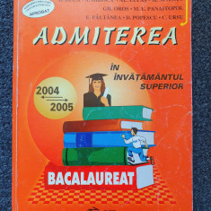 ADMITEREA IN INVATAMANTUL SUPERIOR MATEMATICA BACALAUREAT 2004 - Andrei, Barbosu