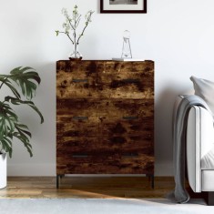 vidaXL Servantă, stejar fumuriu, 69,5x34x90 cm, lemn compozit 827857