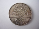 100 FRANCI 1988 ARGINT *****, Europa
