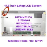 Display compatibil Laptop, B173HW02 V.0, V.1, B173HW01 V.5, N173HGE-L11, N173HGE-L21, HSD173PUW1 A00, A01, LP173WF1-TLB2, 17.3 inch, 1920x1080, FHD, G