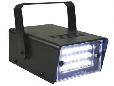 Mini stroboscop LED, putere 35W, alb rece, petrecere foto