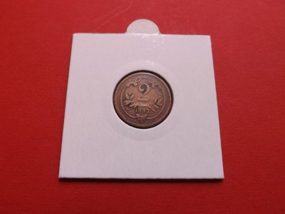 Austria 2 Heller 1893 foto