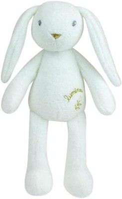 Jucarie Plus Jemini Fosforescenta 30cm Iepure Luminou Alb foto