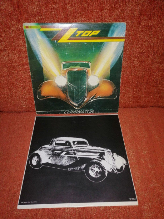 ZZ Top Eliminator WB 1984 Yugo cu insert vinil vinyl