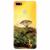 Husa silicon pentru Huawei P9 Lite mini, Hill Top Tree Golden Light