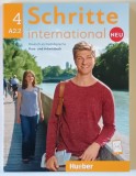 SCHRITTE INTERNATIONAL , NEU 4 , NIVEAU A2 / 2 , DEUTSCH ALS FREMDSPRACHE , KURSBUCH UND ARBEITSBUCH von SILLKE HILPER ... ANDREAS TOMASZEWSKI , 2018