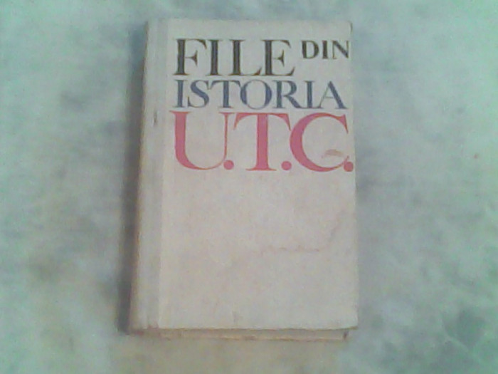 File din istoria U.T.C-C.Barbulescu
