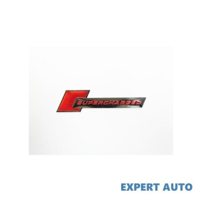 Emblema supercharged culoare rosu cod:ts-105 Alta marca Alt model #7 foto