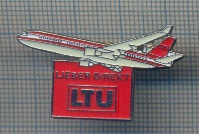 AX 899 INSIGNA -AVIATIE -LIEBER DIREKT -LTU -GERMANIA -PENTRU COLECTIONARI foto