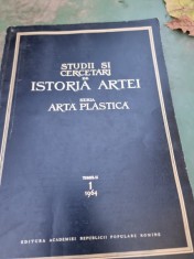 Studii si Cercetari de Istoria Artei, seria arta plastica 1964, tomul 11 vol.1
