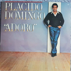 Vinil original SUA, Placido Domingo, Adoro, popular mexican songs