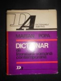 Marian Popa - Dictionar de literatura romana contemporana (1971, ed. cartonata)