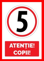 Placuta pentru 5 km la ora atentie copii foto