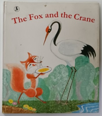 THE FOX AND THE CRANE , by ZHANG ZHIJUN , illustrated by HE QIAOLING , 1988 foto