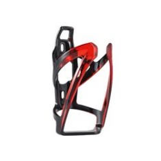 Suport de sticlă pentru bicicletă, plastic, negru/roșu, 14x7.5 cm