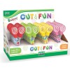 Foarfeca Cut &amp; Fun, 13 cm si desene fantasy pe lama (32 buc/display)