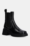Vagabond Shoemakers ghete chelsea de piele DORAH femei, culoarea negru, cu toc drept, 5642-001-87