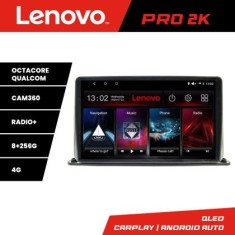 Navigatie universala 2din-1 8 core QLED 2K 8+256 360 Android Waze USB Navigatie Internet Youtube Radio Lenovo CarStore Technology