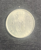 Moneda 5 franci 1975 Belgia, Europa