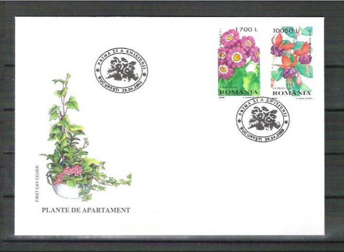 Romania 2000 - Flowers - FDC RO.004