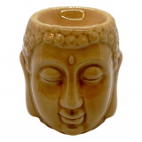 Vas aromaterapie din ceramica cu model buddha mic - maro