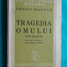 Emeric Madach – Tragedia omului ( traducere Octavian Goga 1934 )