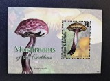 Ciuperci - Antigua &amp; Barbuda - Coliță Poștală Austroboletus festivus &amp; Boletellus ananas CP1_II