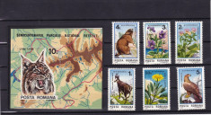 ROMANIA 1985 LP 1135 LP 1136 SEMICENTENARUL PARCULUI RETEZAT SERIE+COLITA MNH foto