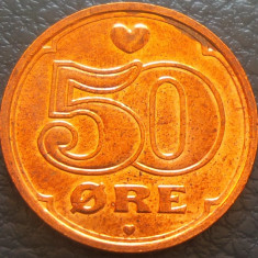 Moneda 50 ORE - DANEMARCA, anul 1996 *cod 4640 A