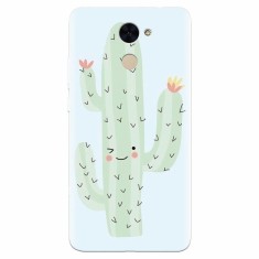 Husa silicon pentru Huawei Y7 Prime 2017, Cactus
