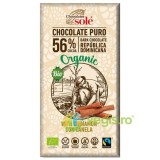 Ciocolata Neagra 56% Cacao cu Scortisoara fara Gluten Ecologica/Bio 100g