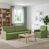 Cumpara ieftin Set de canapea 2 pcs Verde deschis Catifea