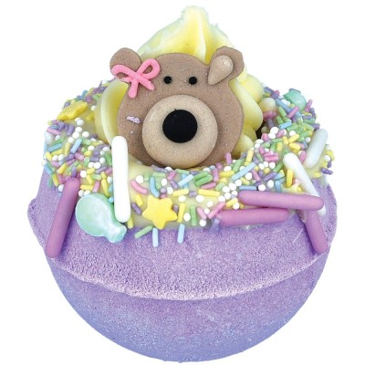 Bomba de baie handmade, cu figurina, Teddy Bears Picnic Bath Blaster 185g, Bomb Cosmetics foto