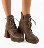 Cumpara ieftin Botine dama Chisom Khaki