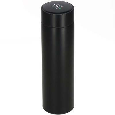 Cana termos Smart, inox, display LED, afisare temperatura, 500ml, 23cm, negru Household NewTrend foto
